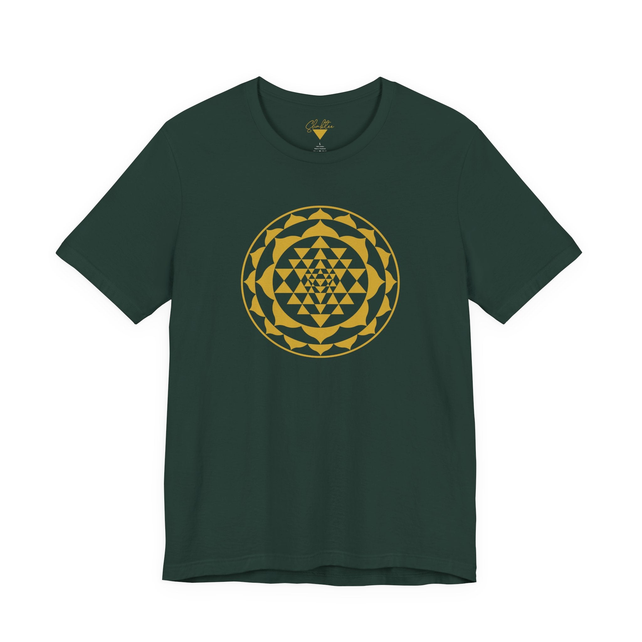 Sri Yantra with 24 Lotus Petals Tee