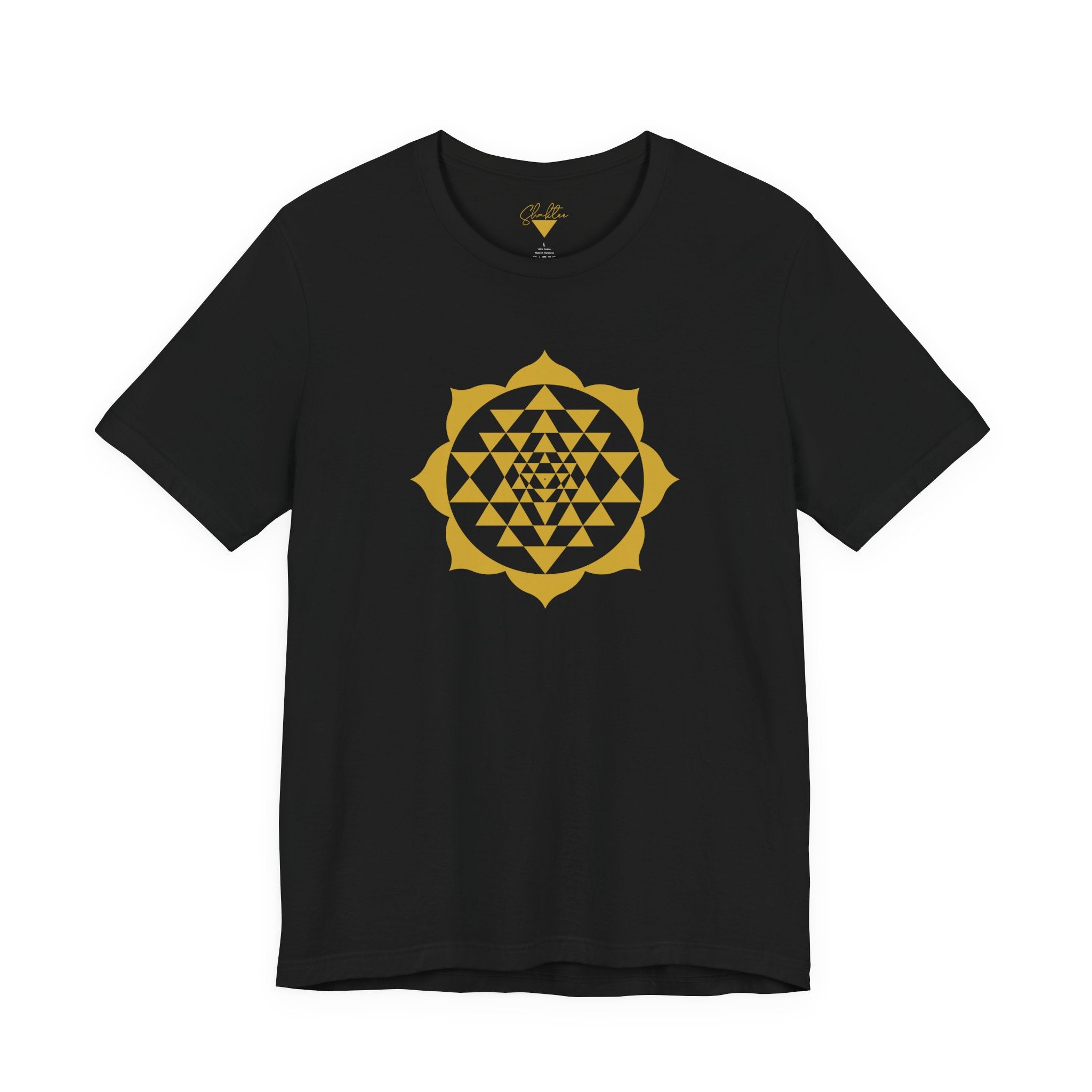 Sri Yantra with 8 Lotus Petals Tee