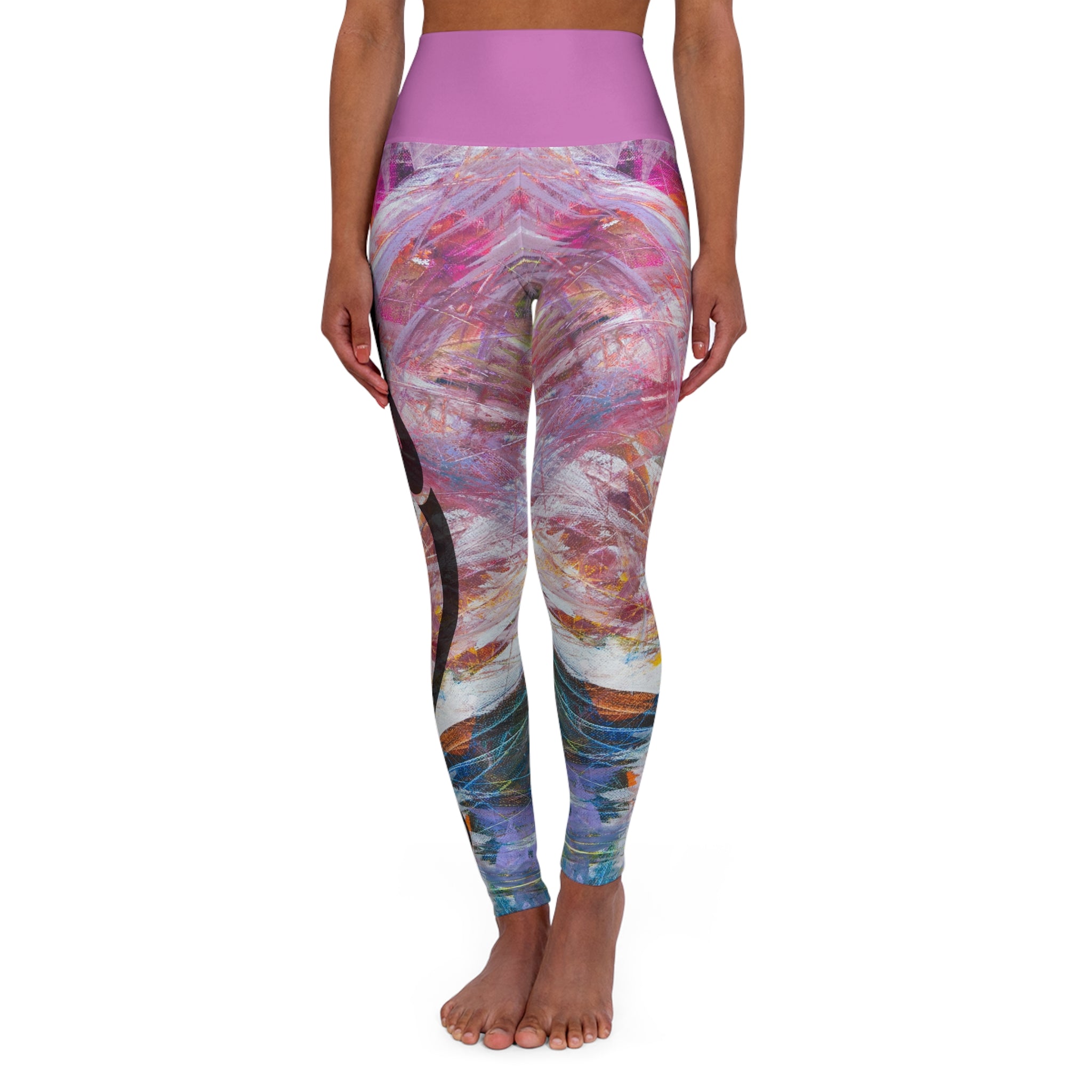 Ganesha High Waisted Yoga Leggings