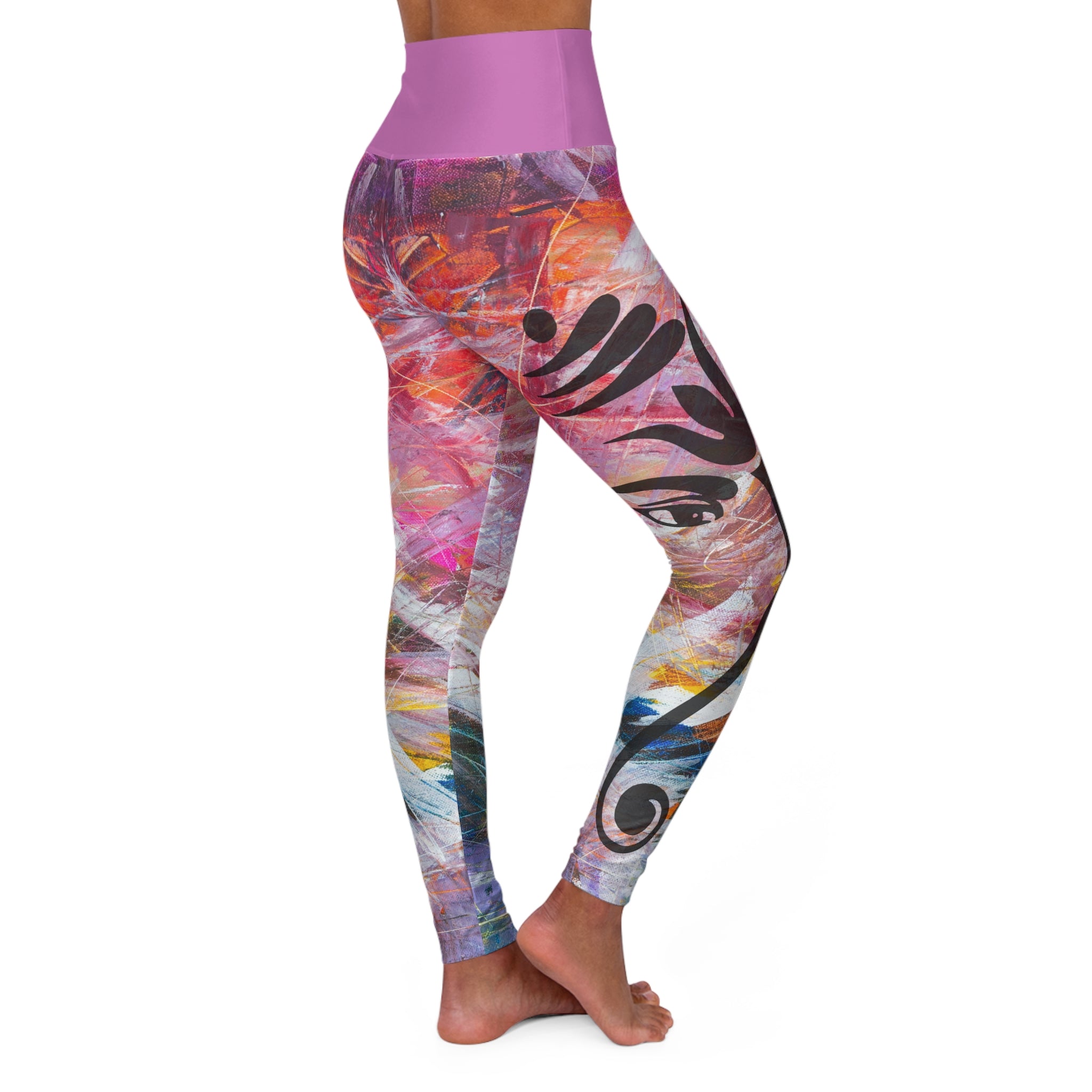 Ganesha High Waisted Yoga Leggings